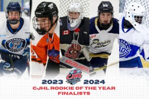 CJHL announces the 2023-24 Top Rookie Award finalists